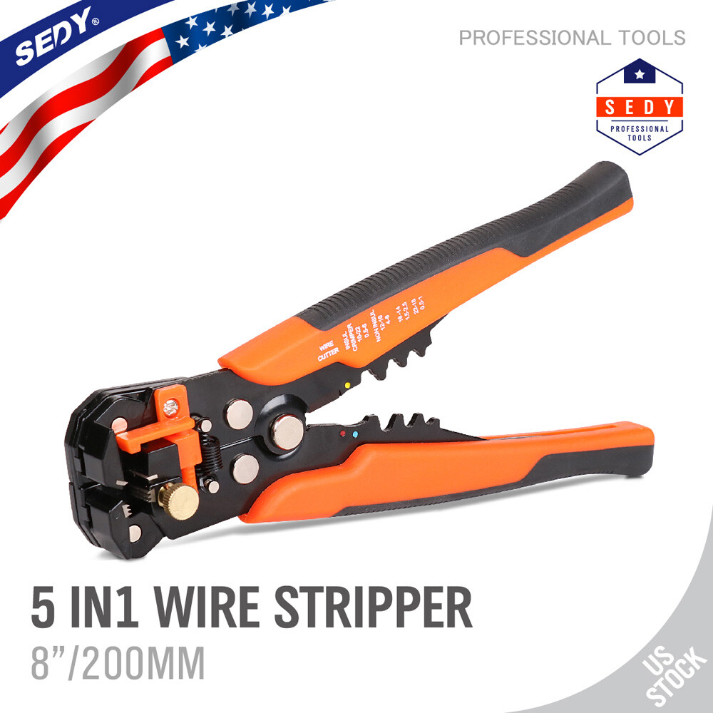 8″ MultiPurpose Electrical Wire Stripping Tool Crimper Pliers Insulated Cutter