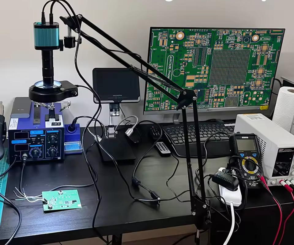 Electronics Soldering Microscope FULL HD 1080P HDMI Camera USB Software