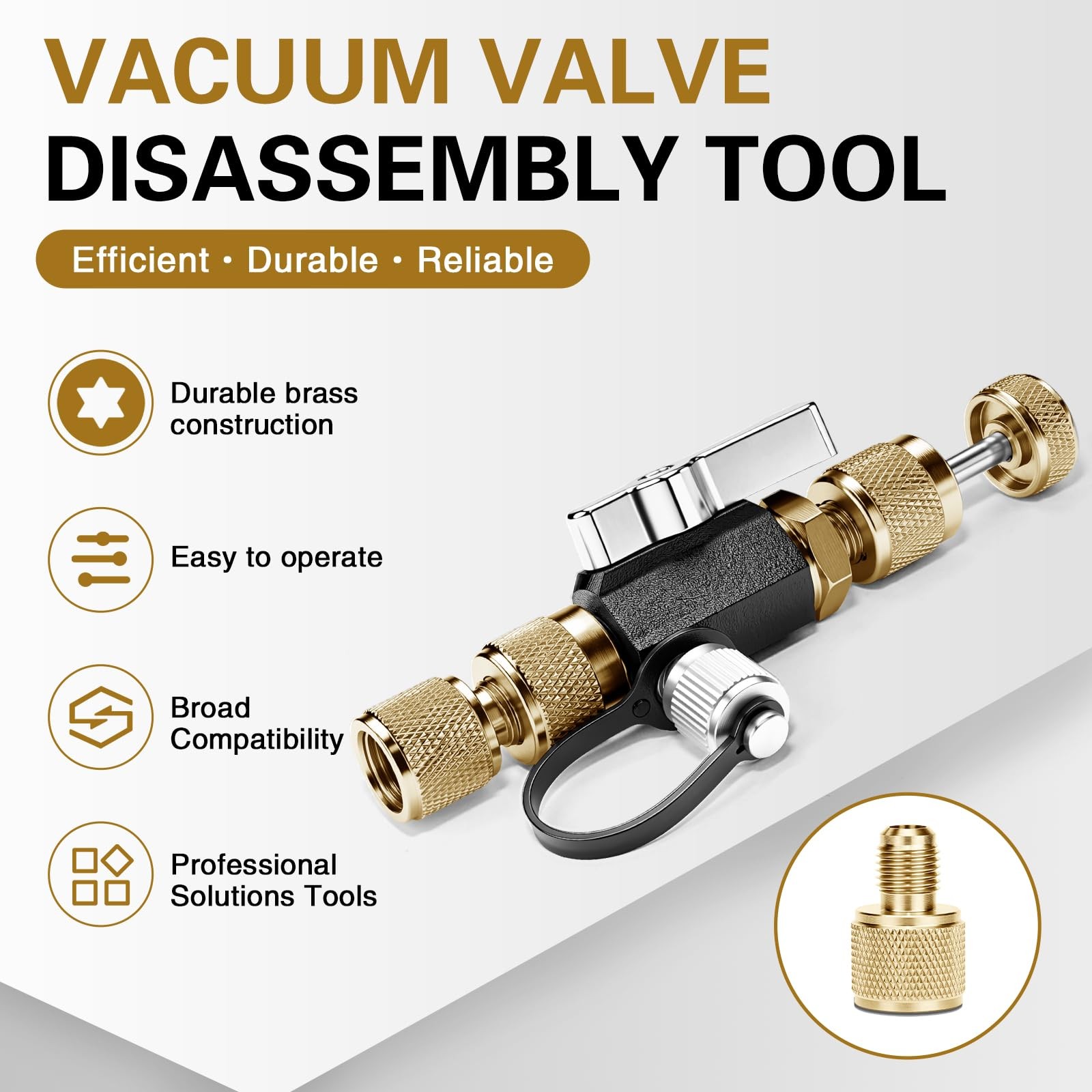 Valve Core Removal Tool,Valve Core Remover Installer Tool,1/4″& 5/16″ Dual Va…