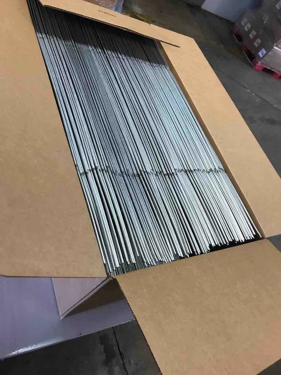 50 Metal Stakes 24» H-FRAME Wire Step Stakes 10×24 in x 9 Gauge Galvanized Wire