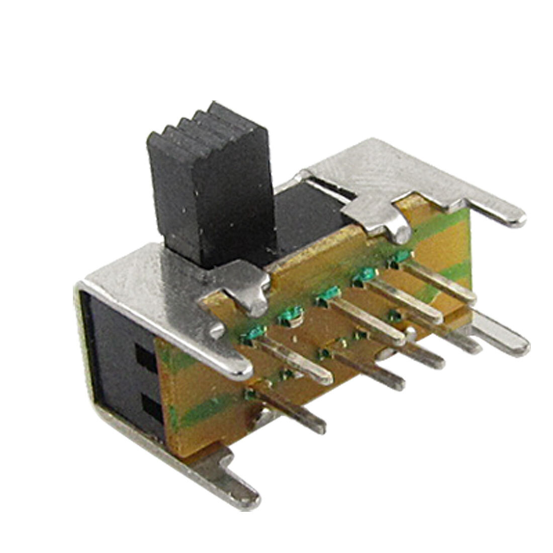 10 Pcs Panel PCB 8 Pin 3 Position 2P3T DP3T Slide Switch Side Knob 0.5A 50V DC