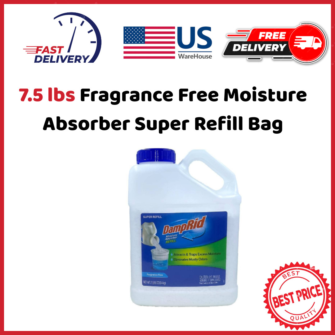 7.5 lbs Fragrance Free Moisture Absorber Super Refill Bag