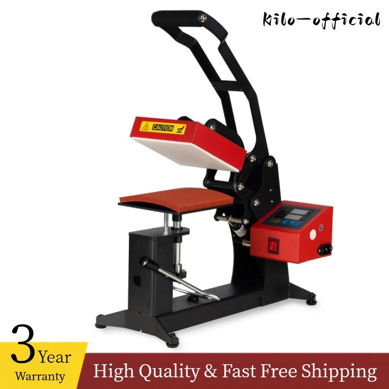 5.8 x 5.8 Multi-functional 3 in 1 Combo Heat Press Machine for Cap, Label, Cup