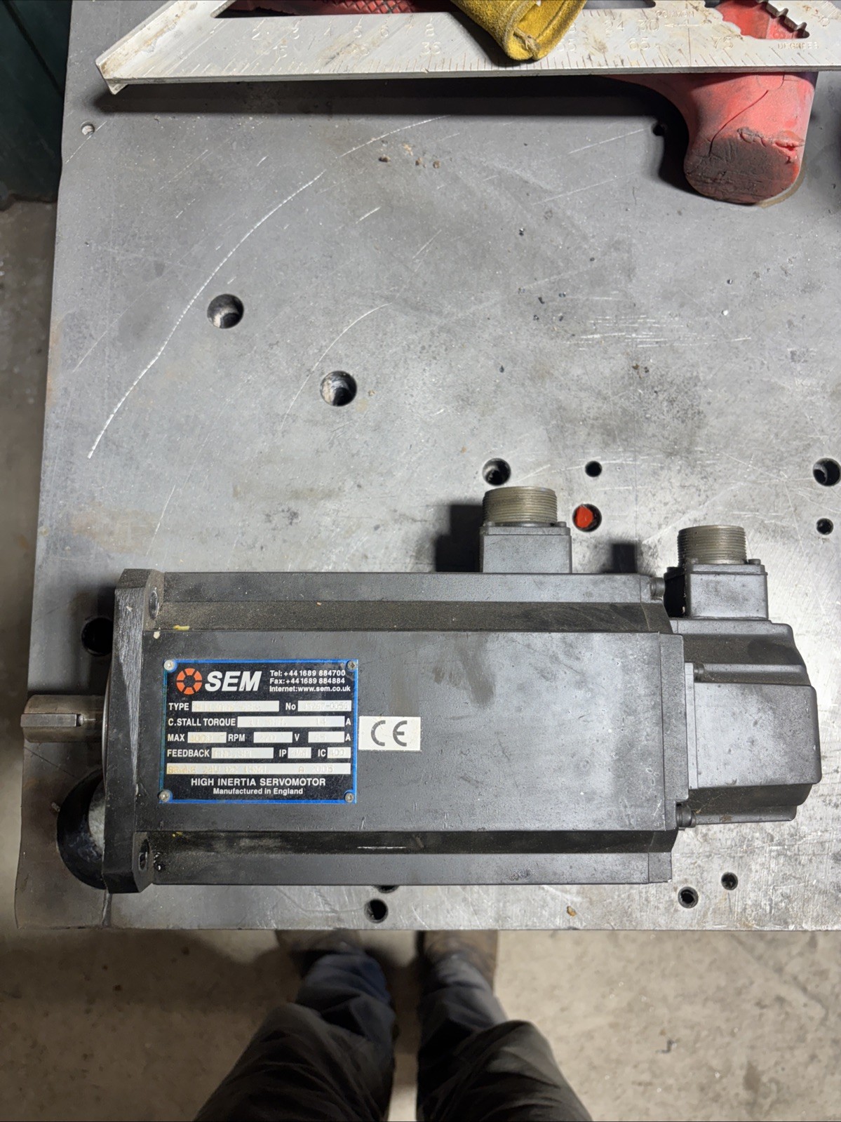 SEM hj130g6-68s HIGH INERTIA SERVOMOTOR