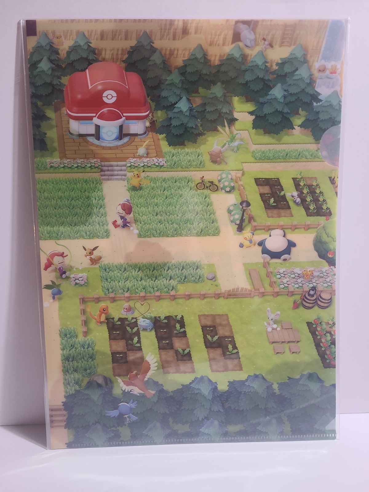 Pokemon Center Pokopia Set of 2 A4 Clear Files 12×8.6in Ditto Peakychu