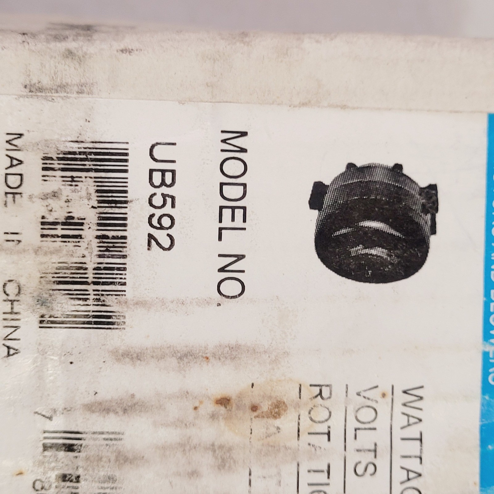 Fasco UB592 Unit Bearing Motor