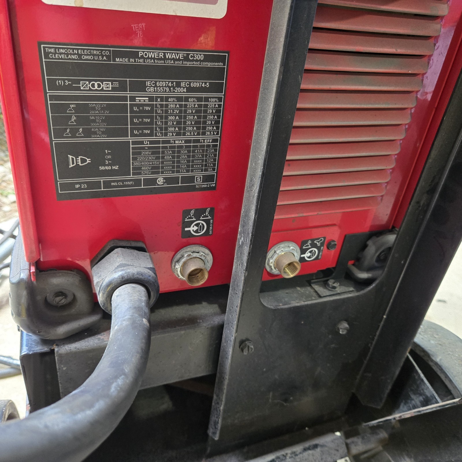 Lincoln C300 Power Wave Mig Tig Stick – Multi Process Electric Welde