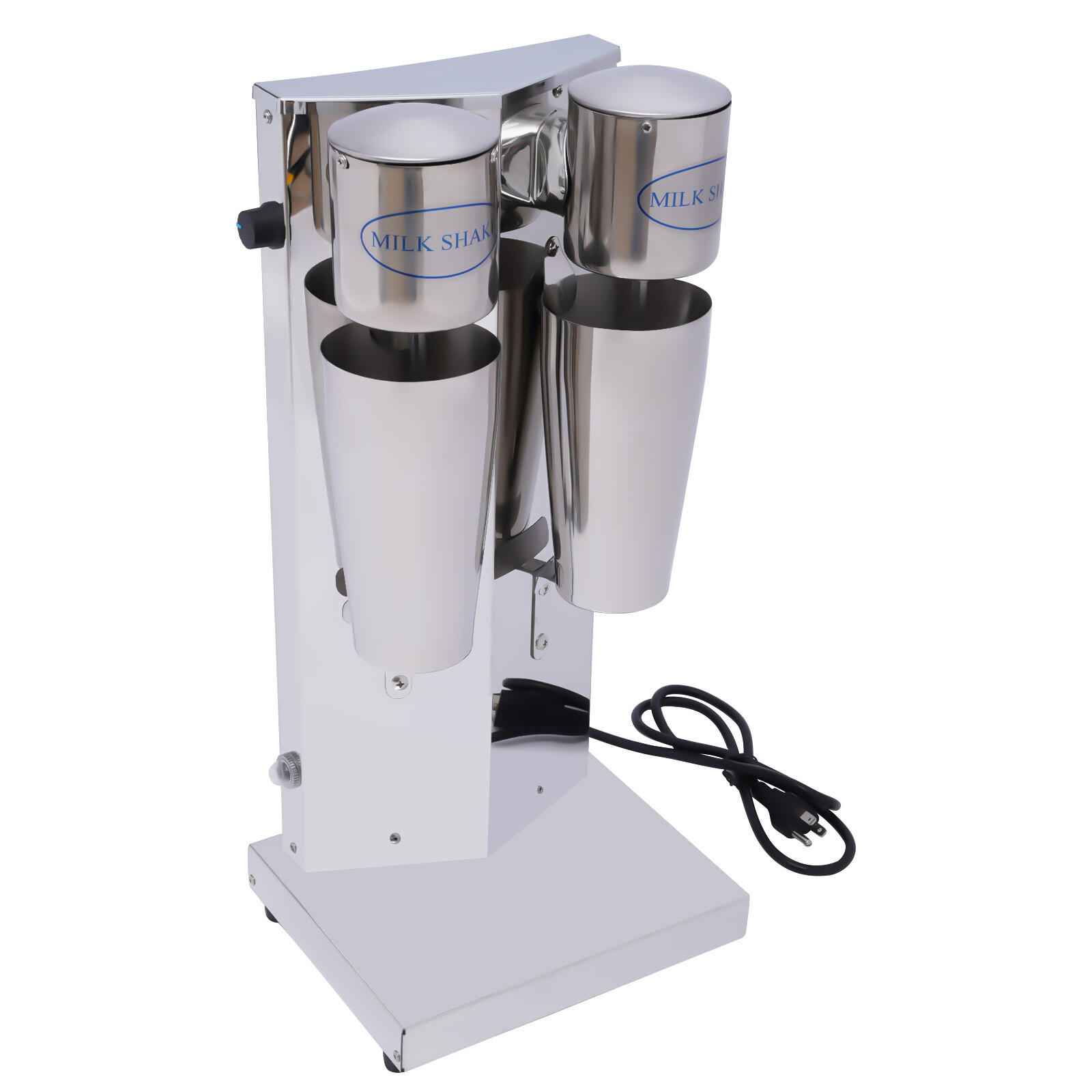 Double-head Electric Milk Shaker Silver Commercial Milk Shaking Machines 800ml