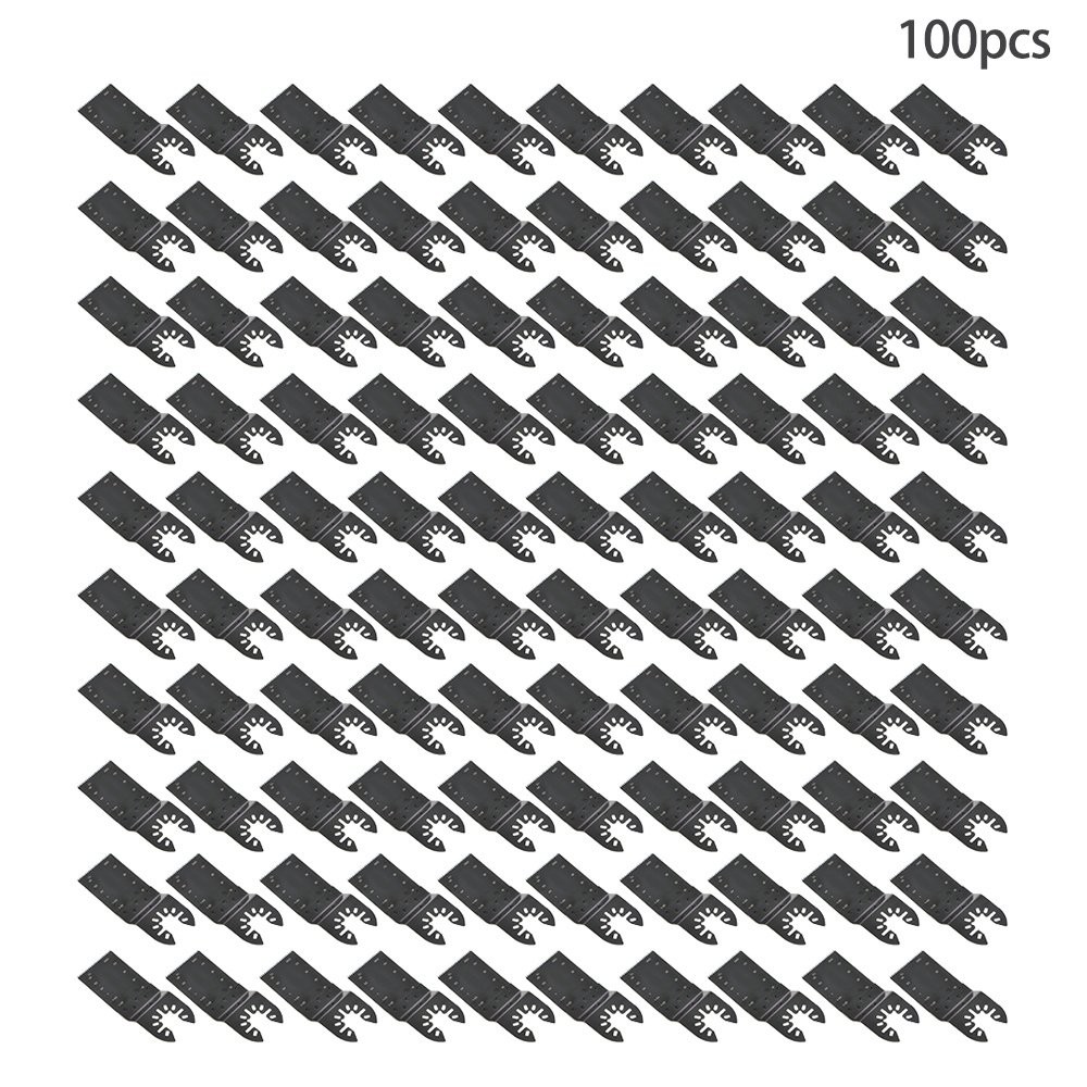 100 Pack 30mm – 90mm Universal Quick Release Durable Oscillating Tool Saw Blades