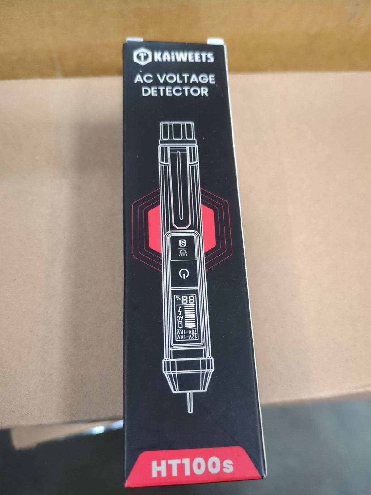 KAIWEETS HT100S Non-Contact AC Voltage Detector Tester Pen CAT III