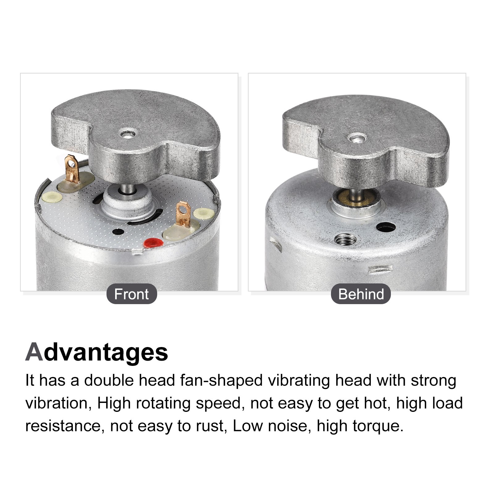 Vibration Motor DC 12V 8500RPM Double Shafts Strong Vibrating Motors