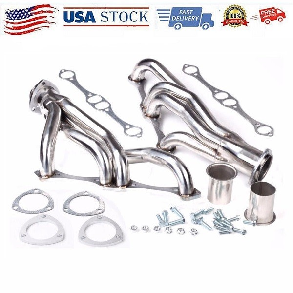 Stainless Steel Exhaust Headers for Chevy Small Block SB V8 262 265 283 305 327