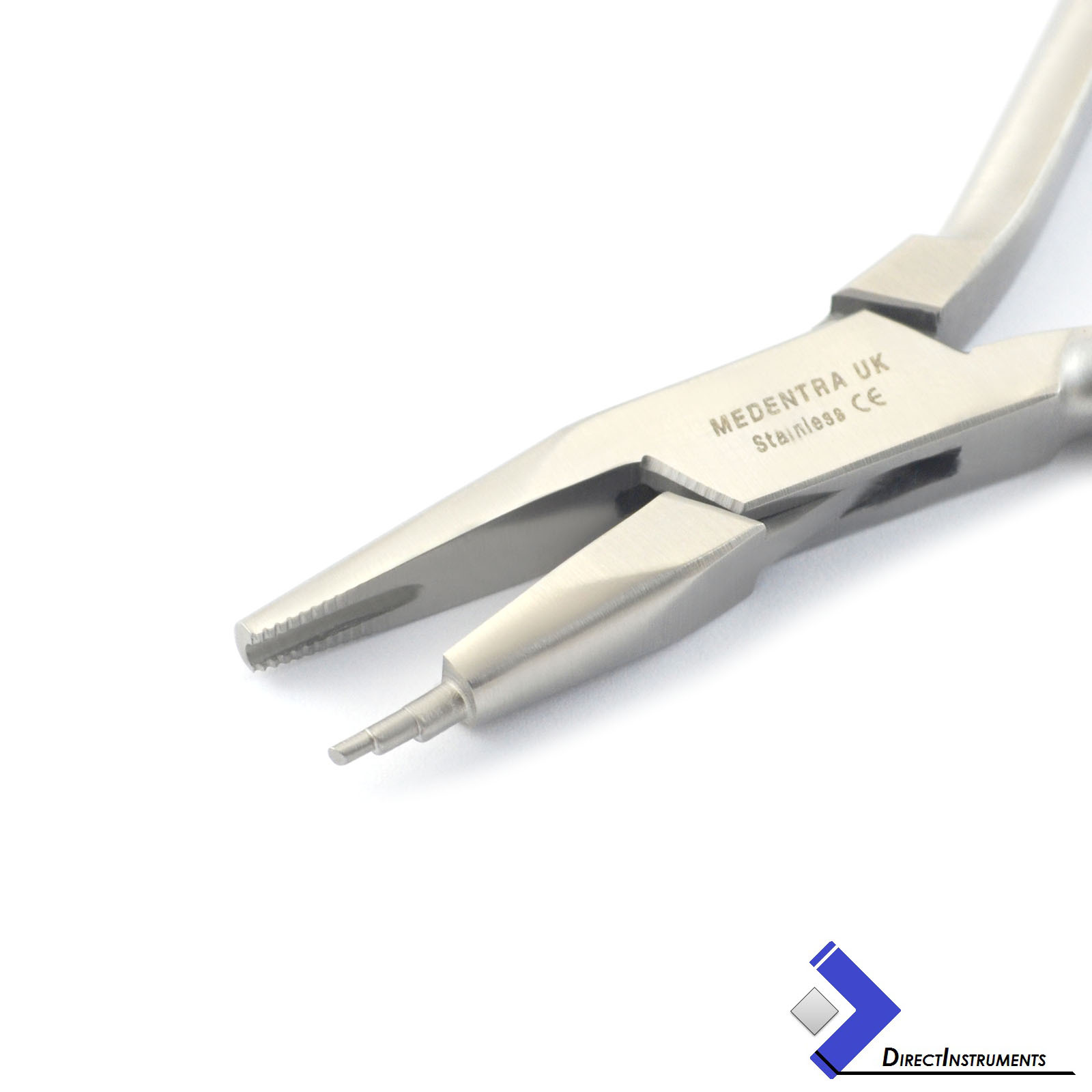 Orthodontic Tweed Omega Loop Forming Plier Serrated Dental Wire Bending Pliers