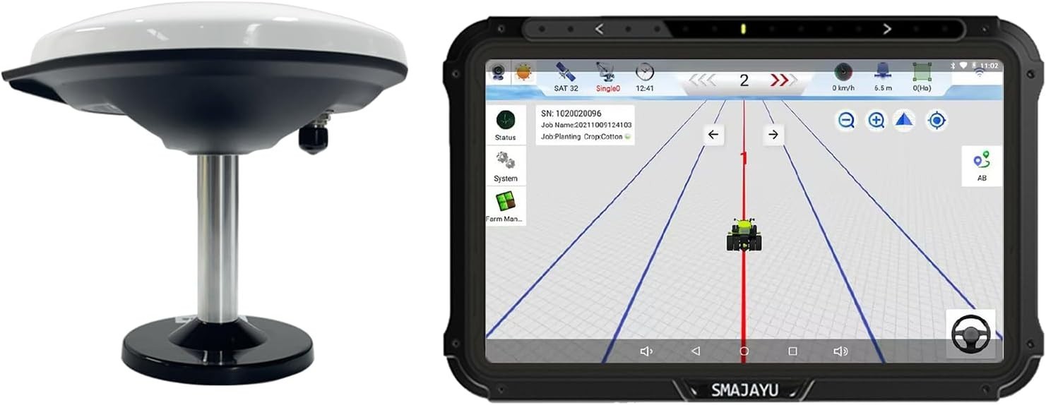 Tractor GPS Guidance System 10inch Precision Ag Software Activated JY100