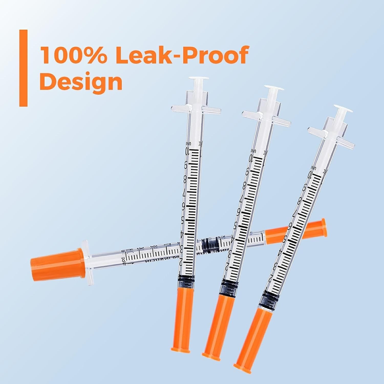 High-Precision 31G Syringes, 1mL Capacity, Perfect for Crafting & Labs – 25 Pack