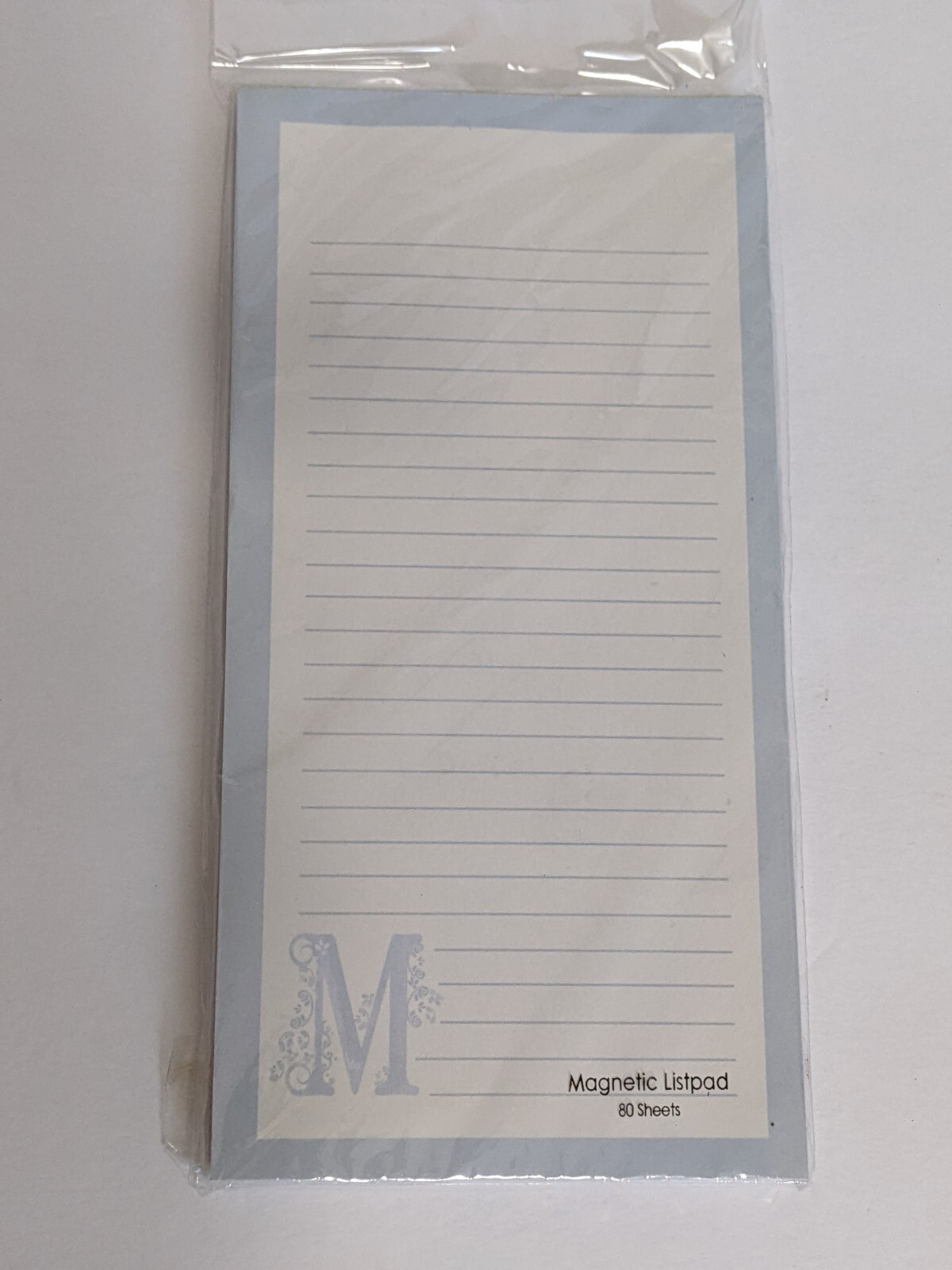 Set of 3 Letter «M» Decorative Notepads Two 9 X 4 Inch and One 6 X 3.25 Inches