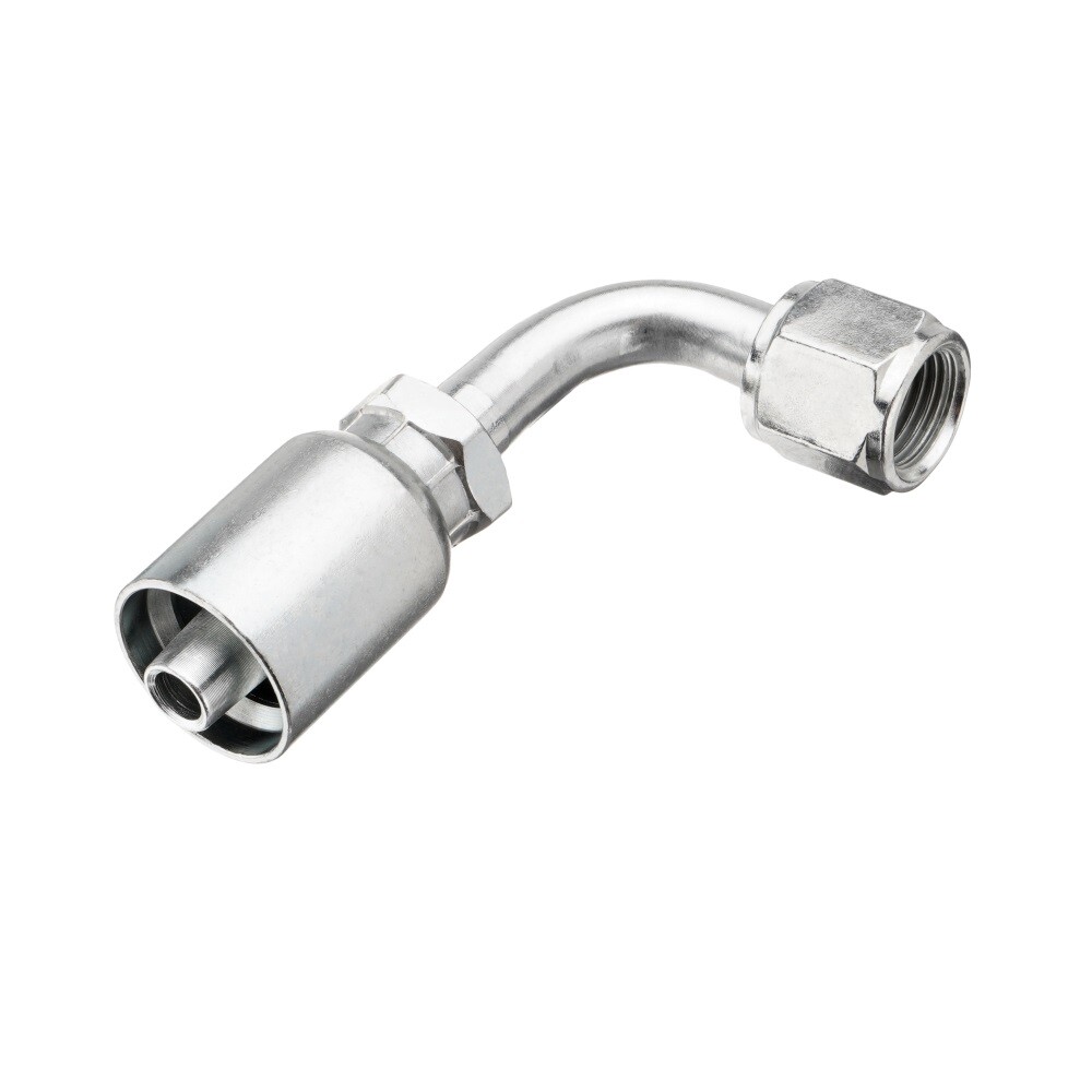 10 Pack 3/8″ JIC 37° Female 90° Elbow Hydraulic Hose Fittings For 3/8″ I.D. Hose