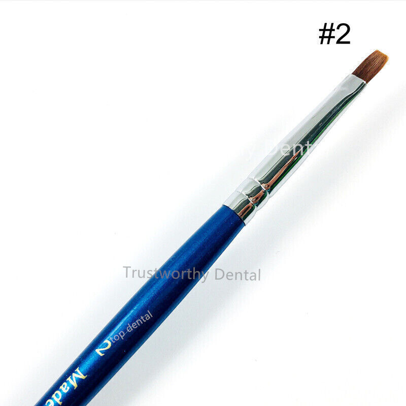 Dental Blue&Green Lab Porcelain Teeth Brush Ceramic Brushes Denture Pen