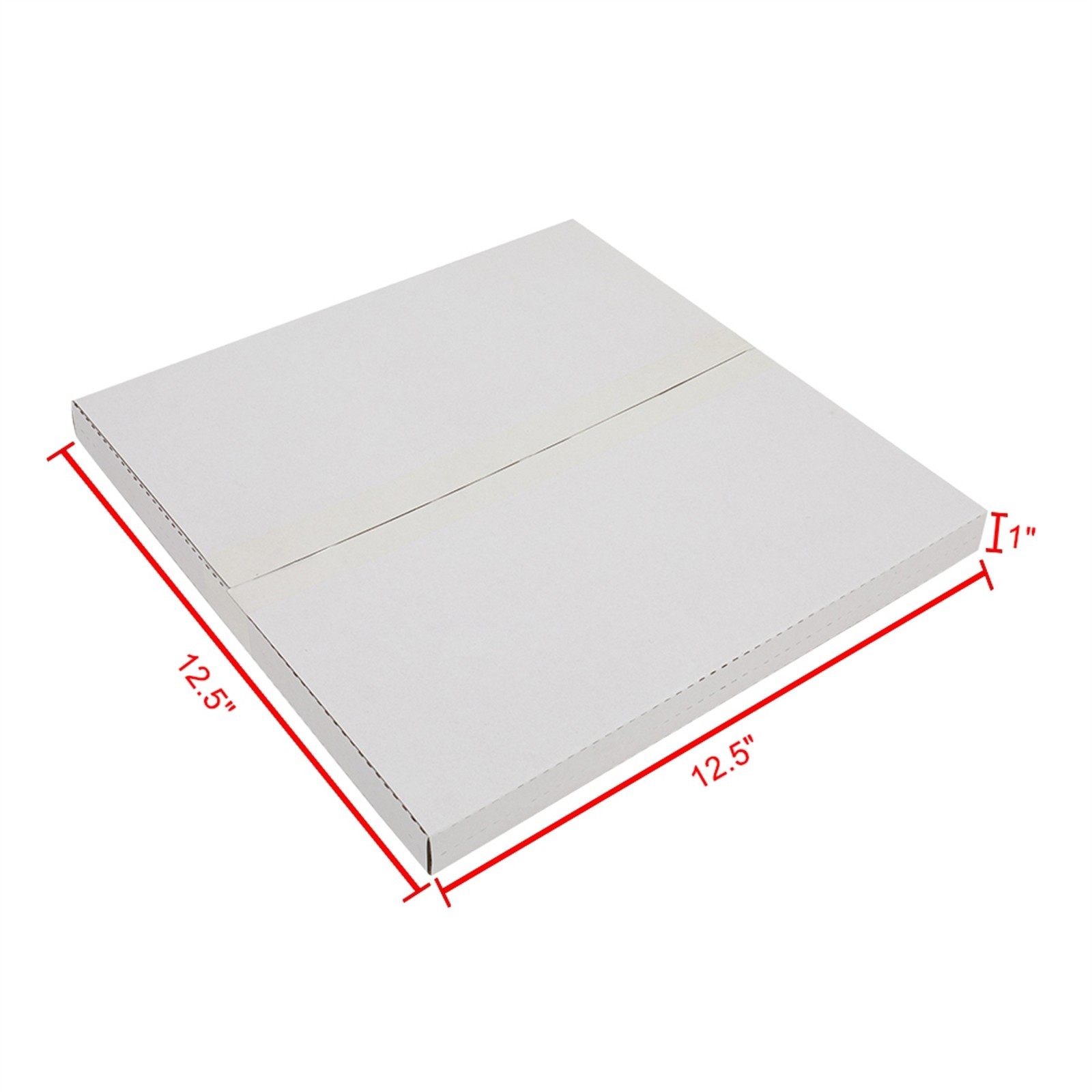 25 Pack Vinyl Record Shipping Boxes LP Mailers 12.5×12.5×1 Inch Album Paper Box