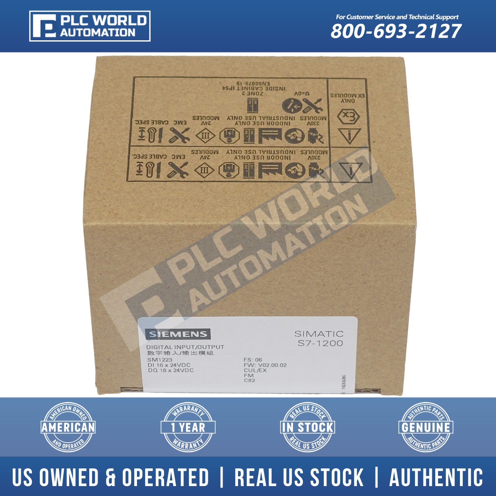 New Sealed Siemens 6ES7223-1BL32-0XB0 S7-1200 SM 1223 Late Mfg Date 2 Yr Wty