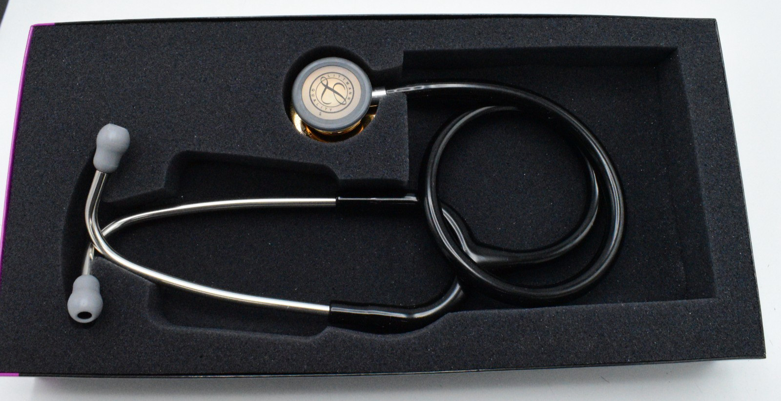 Littmann Classic III Stethoscope 27″ Black Tube Polished Copper Chestpiece #5646