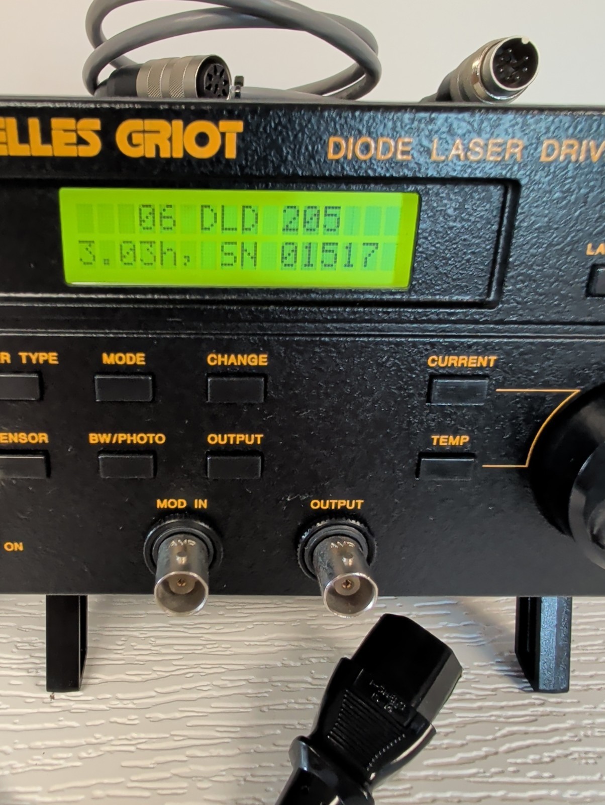 Melles Griot 06DLD103 Diode Laser Driver Controller Instrument Optics Lab