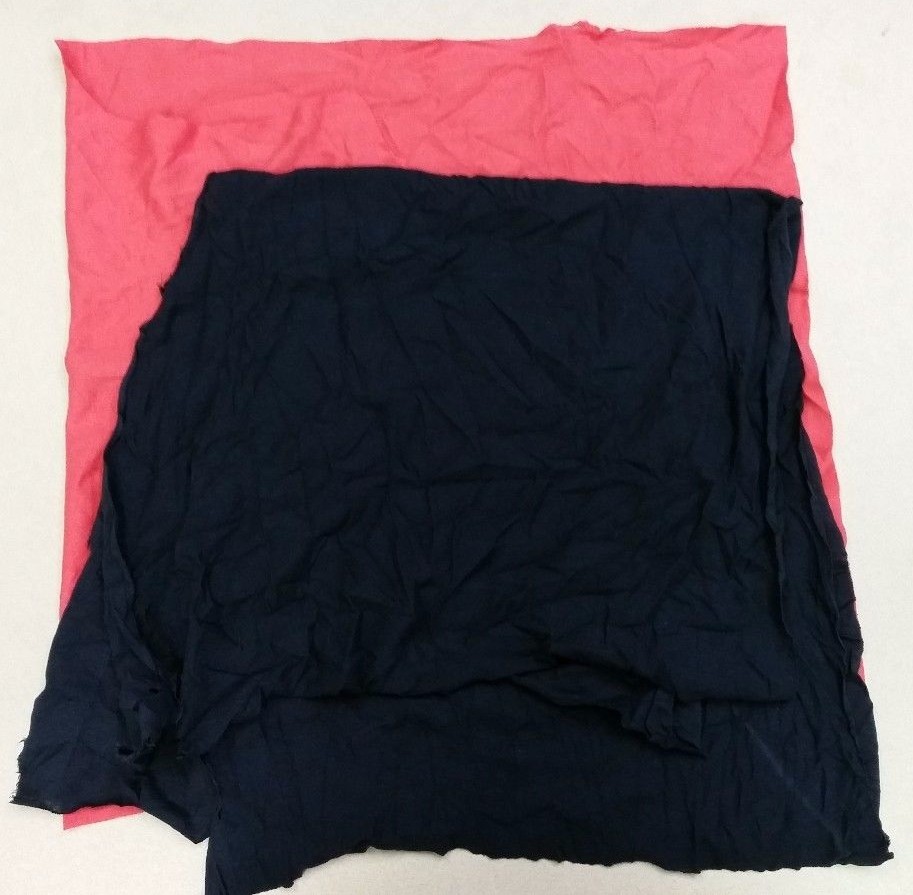 Box of 100% Cotton Colored T-shirt Rags (50 LB)