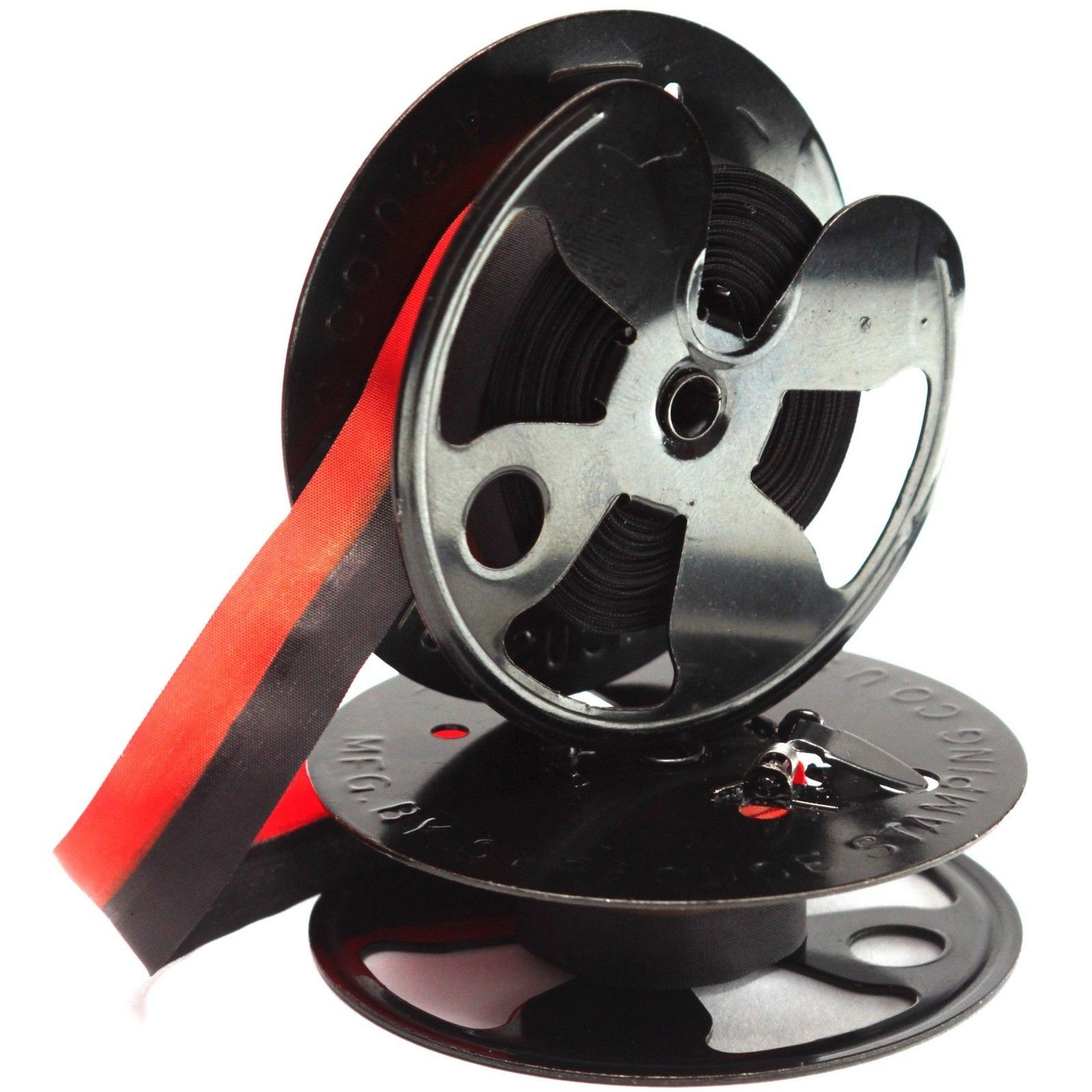 Royal Emperor Empress Typewriter Twin Metal Spools + New Black and Red Ribbon