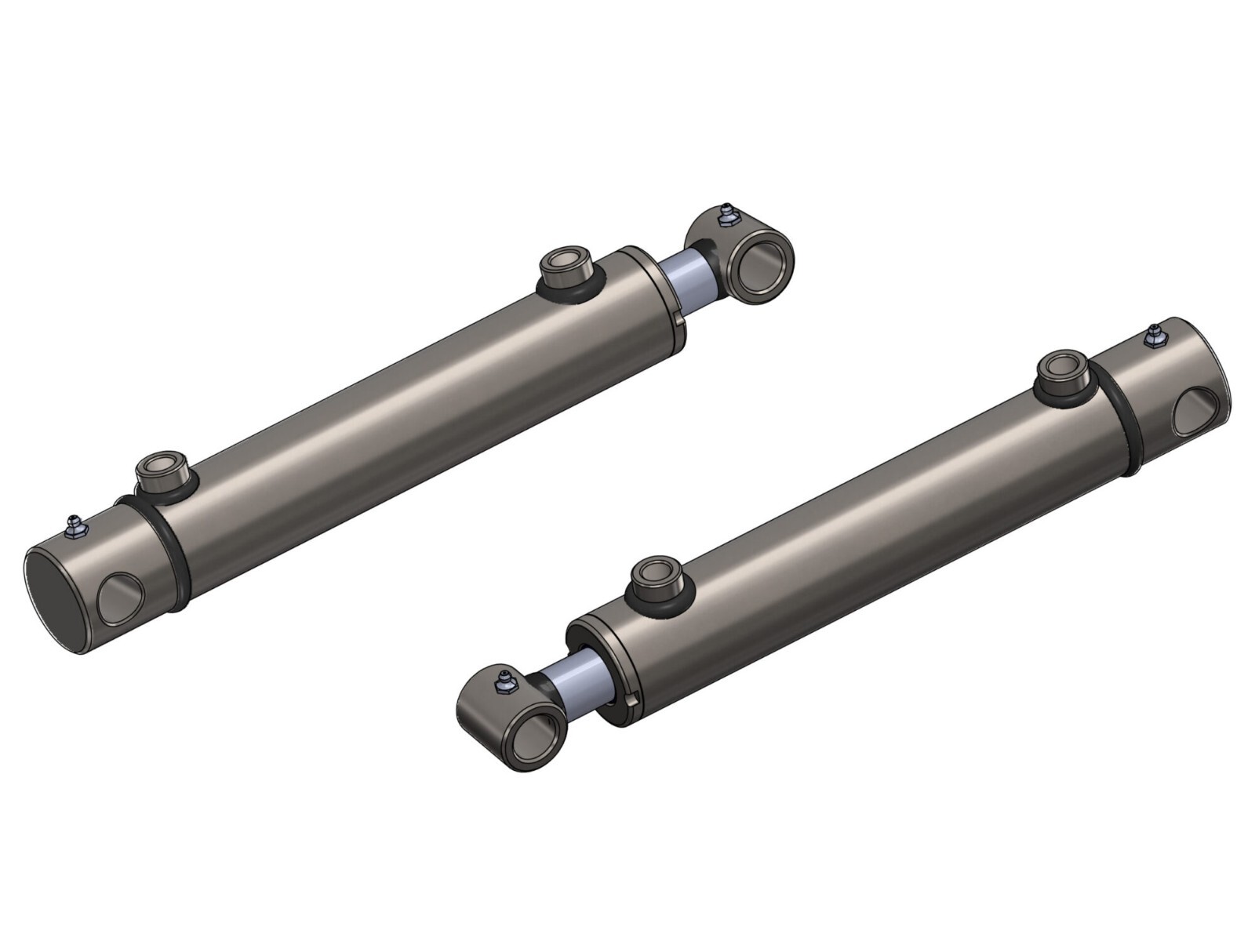 Double Acting Hydraulic Cylinder-Hole Type Hydraulic Cylinder 1.5 «, 2» Various