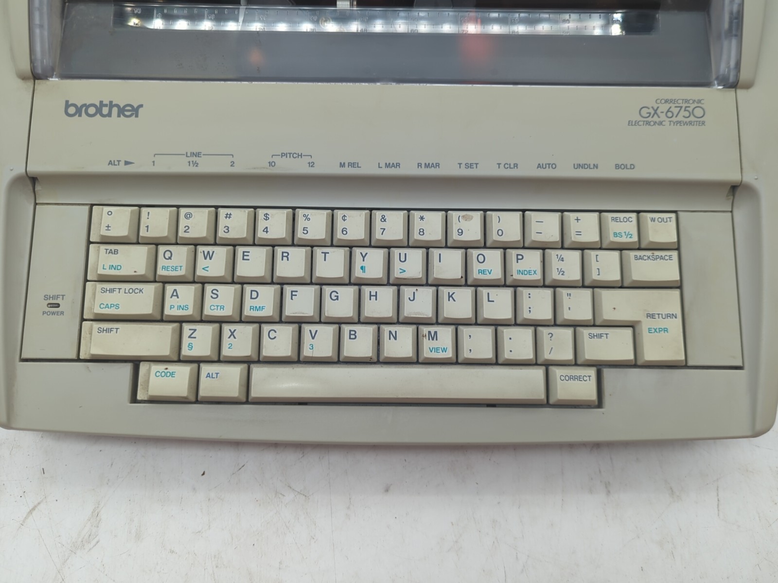 Brother Correctronic GX-6750 Electronic Typewriter With Tested Working