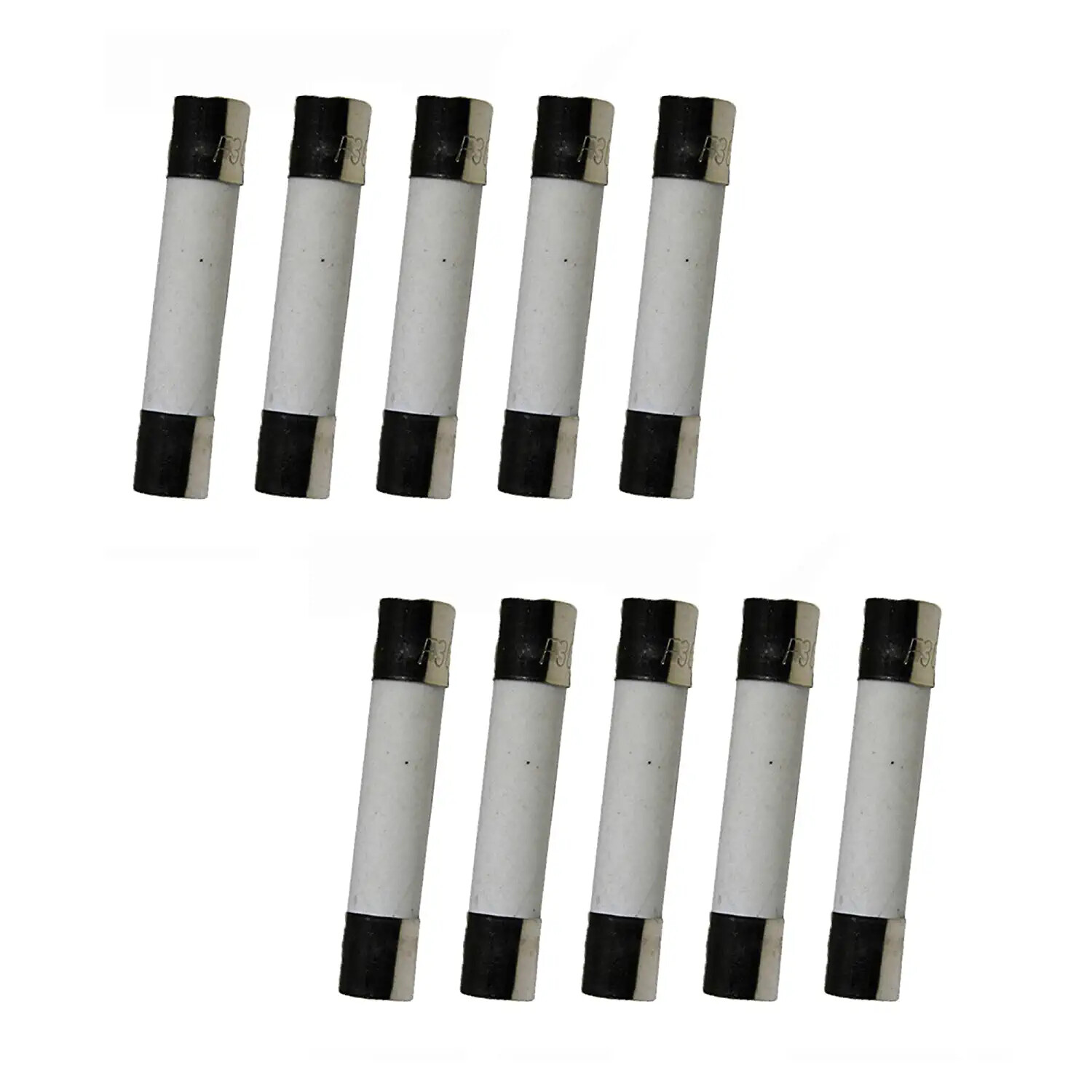 10Pcs 250V 10A F10L250V 10 amp Fast Blow Acting Quick Ceramic Fuses 6x30mm