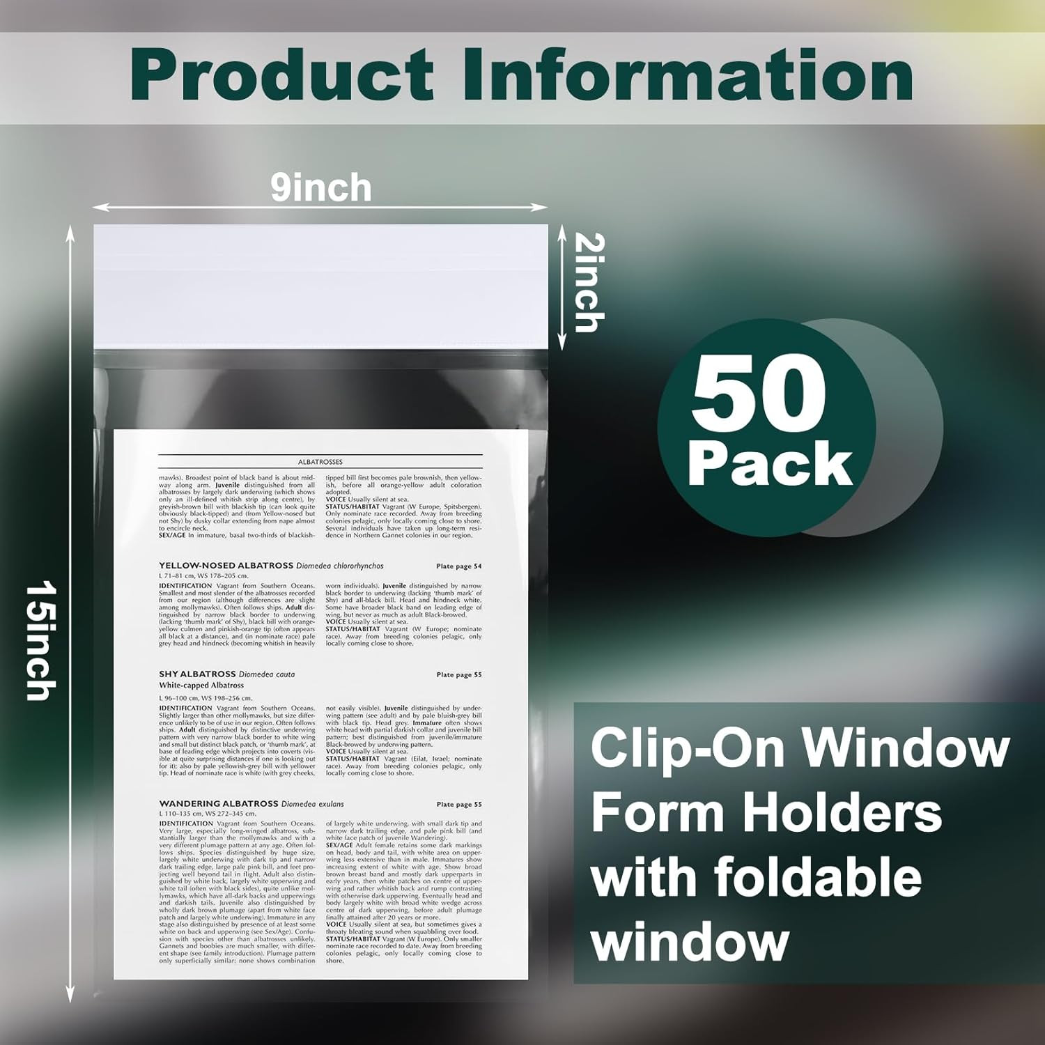50 Pack Clip on Window Form Holder Buyers Guide Window Hangers Buyers Guide Hold