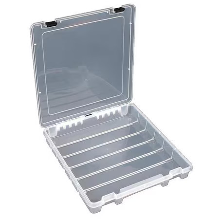 Flambeau T9100 Compartment Box With 1 Compartments, Plastic, 2 In H X 15 In W