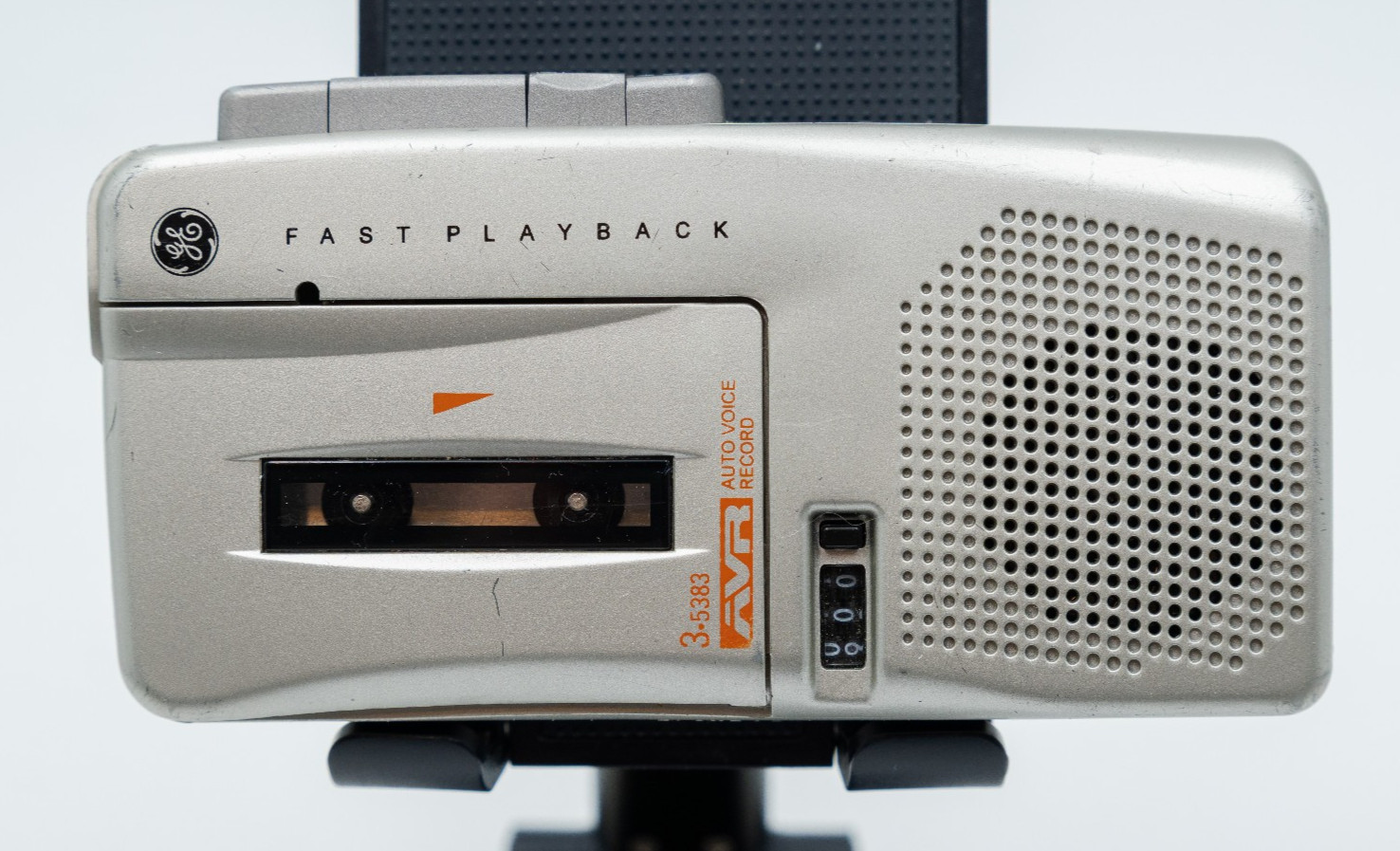 GE 3-5383A Microcassette Recorder AVR Fast Playback Voice Recorder