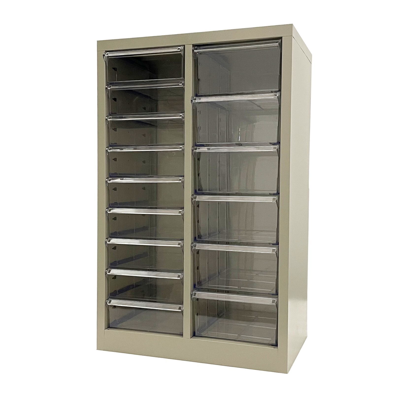 15 Drawers Vertical File Cabinet Office Storage Organizer Medium+Large Drawer