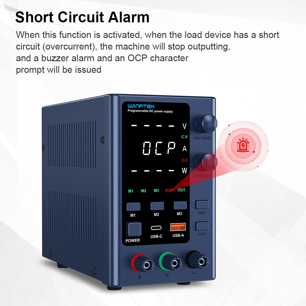 DC 0~32V 62V 0~5A 10A Adjustable Lab Power Supply Regulated Internal Memories