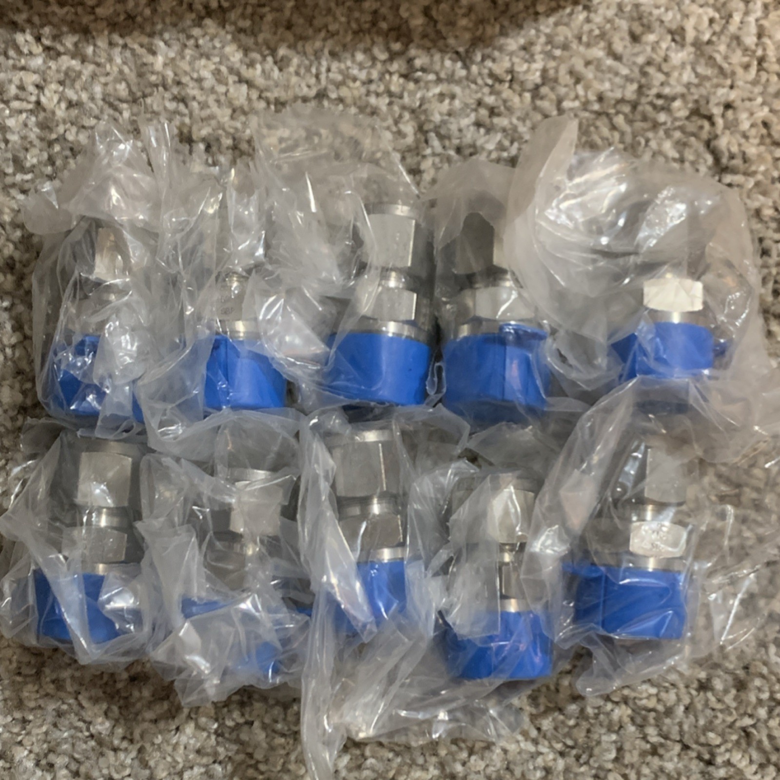 Box of 10 Swagelok Ref. SS-810-1-12 SSP Duolok ISSD8MC12 1/2in tube x 3/4in npt