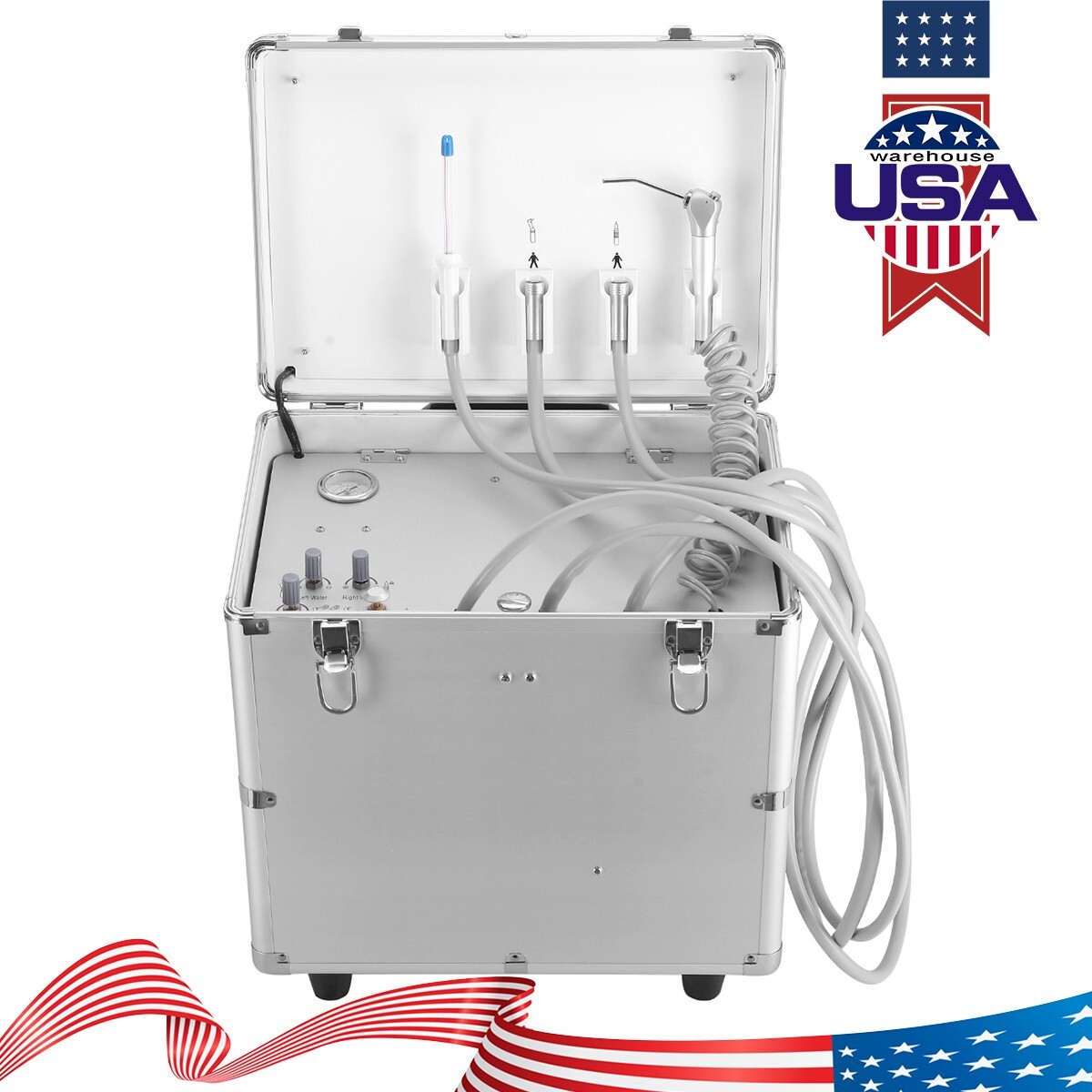Portable Dental Delivery Treatment Cart Unit High Suction BD-402A/ Folding Chair