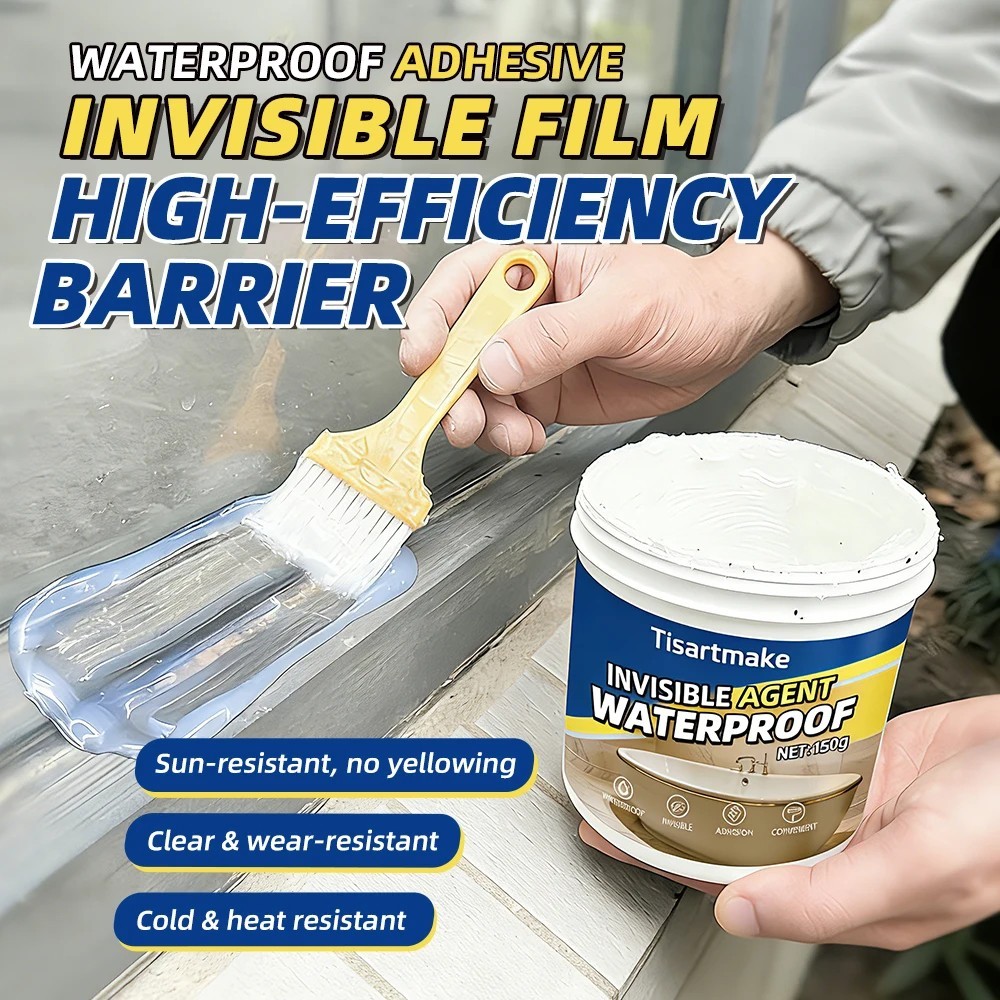 Super Invisible Transparent Waterproof Sealant, Nano Leak-Proof Coating, Crystal