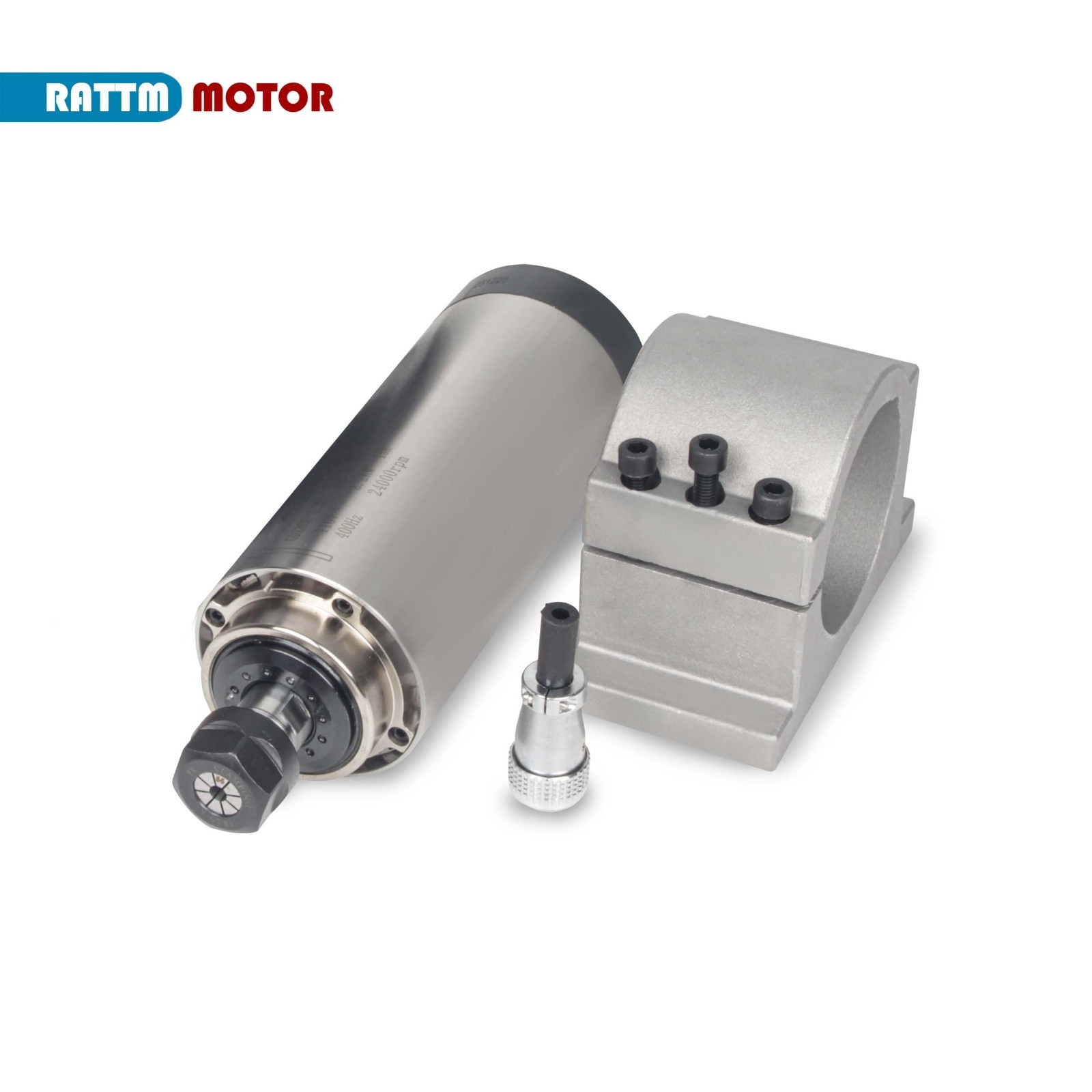 US SHIP】2.2KW 220V Air Cooled CNC Spindle Motor ER20 24000RPM+80MM Spindle Mount