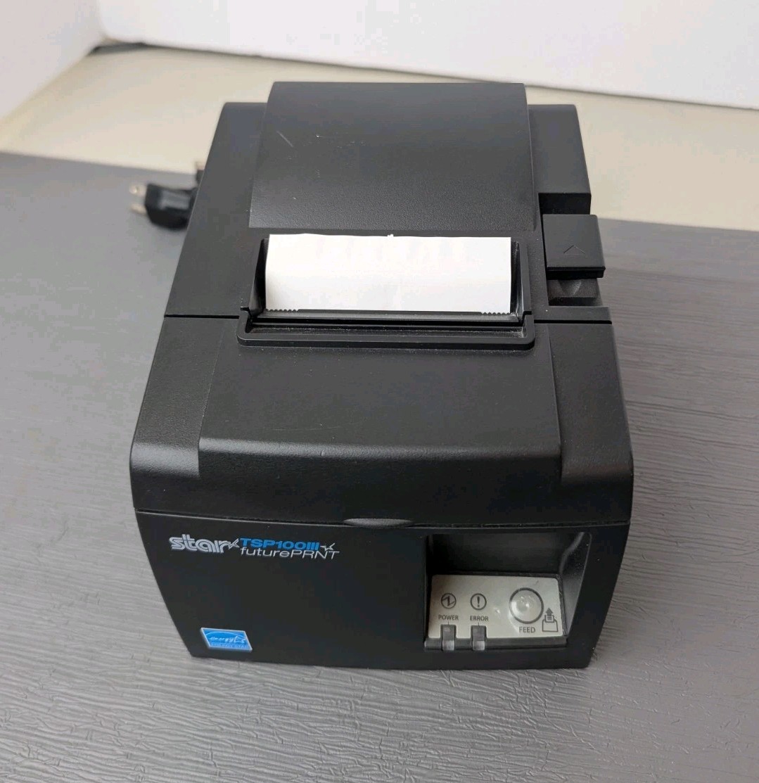 STAR TSP 100iii Futureprint Receipt Printer | TSP143IIILAN, POS System (Tested)