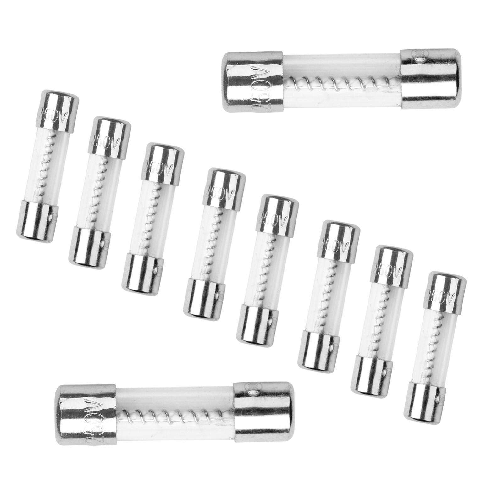 10Pcs 10A 250V SLOW Blow Fuse 5X20mm T10AL250V 10 Amp Time Delay Fuse