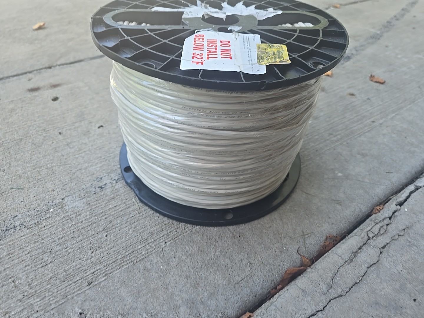 75ft 18/4 Lake Cable P184CS E171202 18/4C Shielded Stranded Cable Wire, White