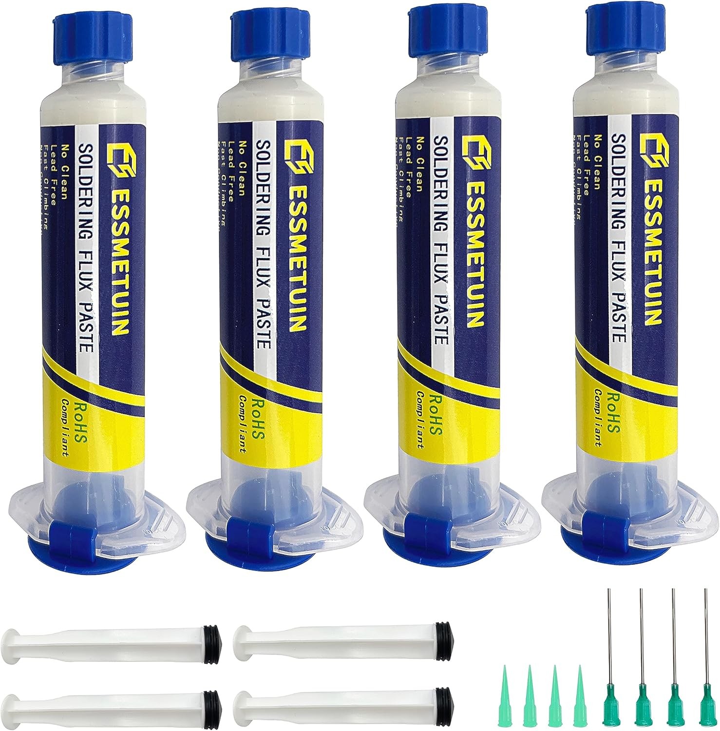 No Clean Soldering Flux Paste(4Pack), Solder Flux For Electronics Soldering, Tin