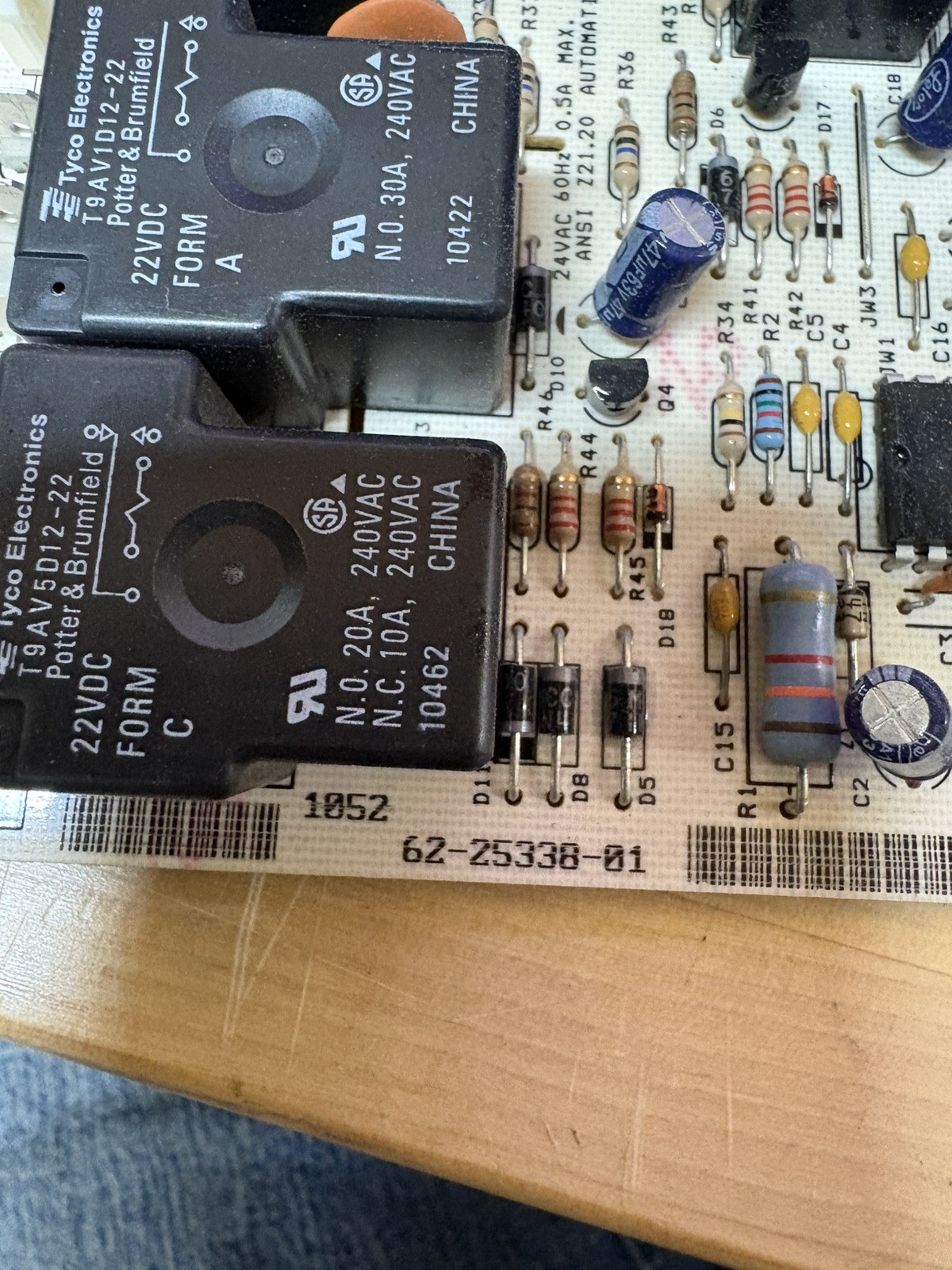 OEM Rheem Ruud 62-25338-01 Control Board 1097-200 1097-83-2001A