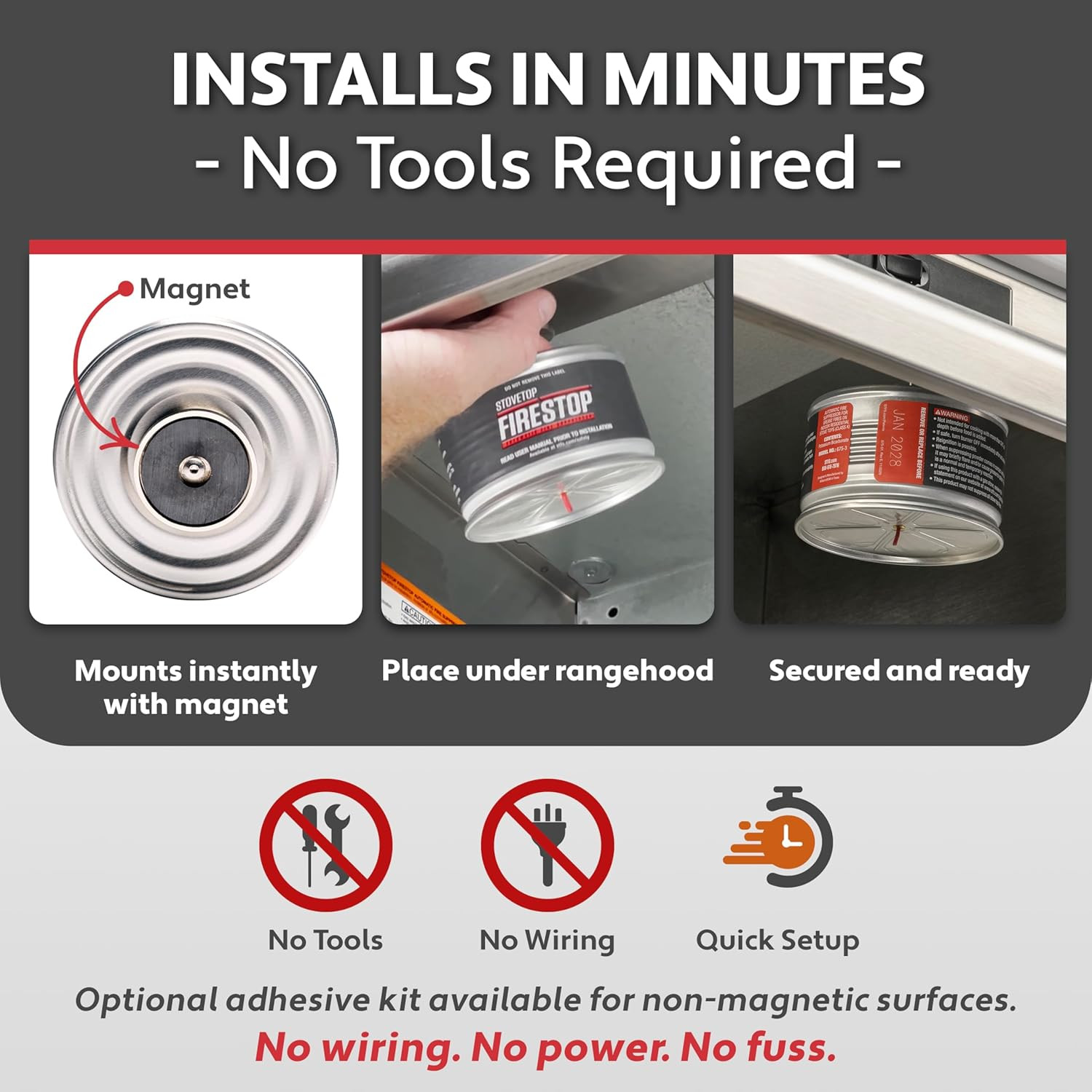 Rangehood® Fire Suppressor – Automatic StoveTop Fire Suppressor for Residential
