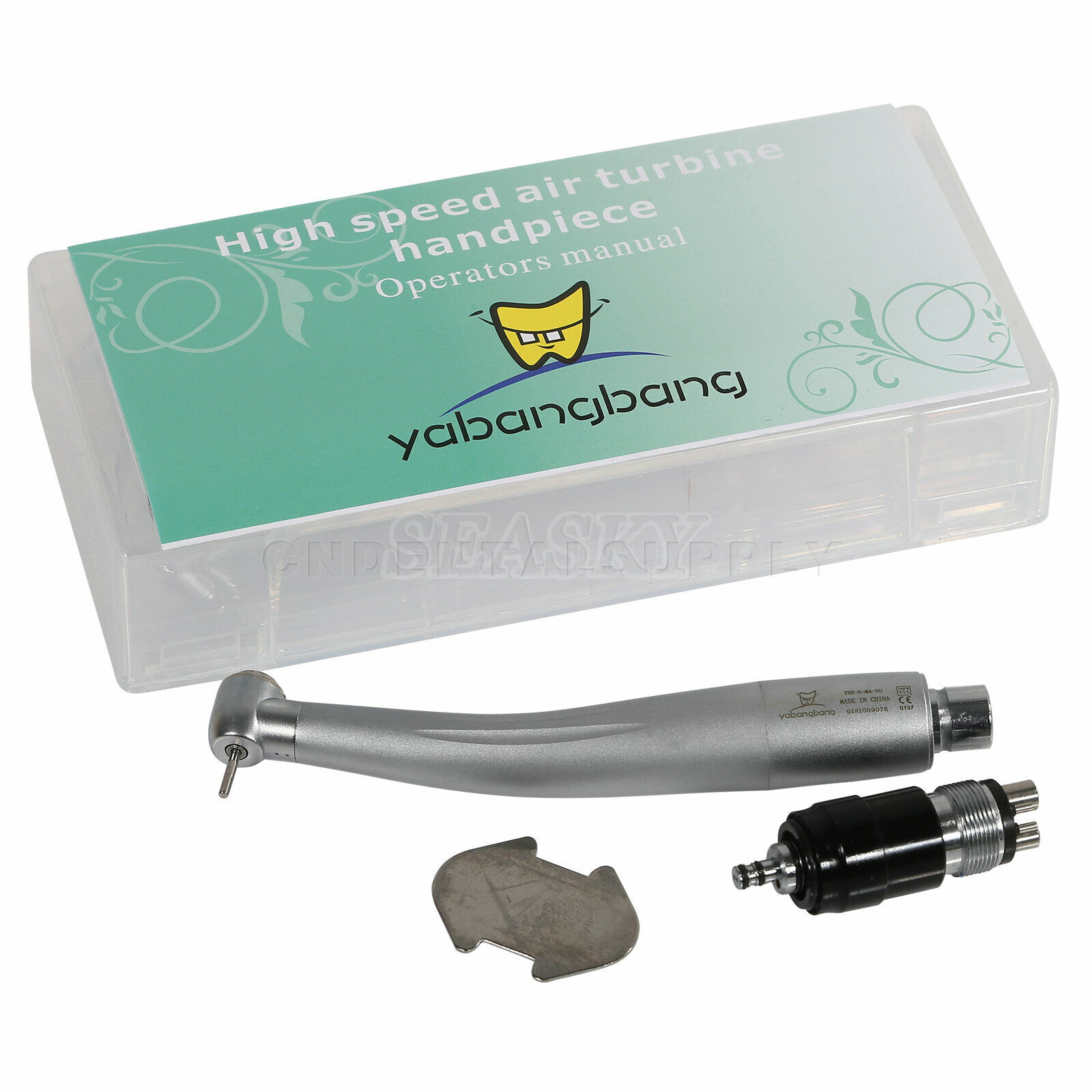 10*NSK Style Dental High Speed Turbine Handpiece with Quick Coupler Swivel 4Hole