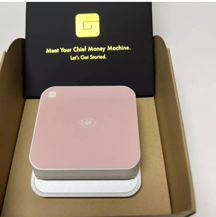 Credit Card Reader Gloss Genius Chief Money Machine Pink In Box