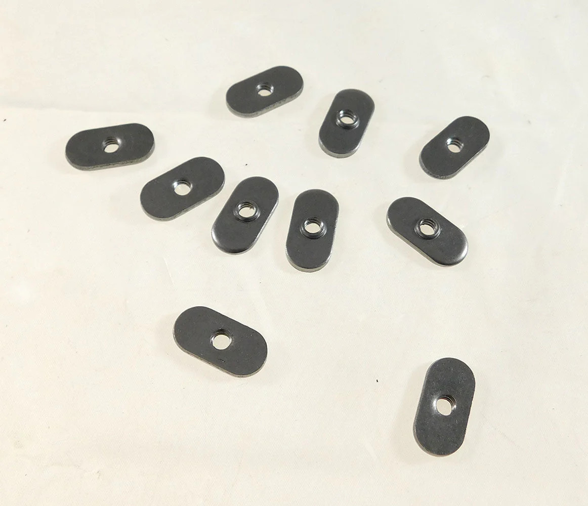 10 Pack 8-32 Spot Weld Nuts – Double Tab – ND 1414