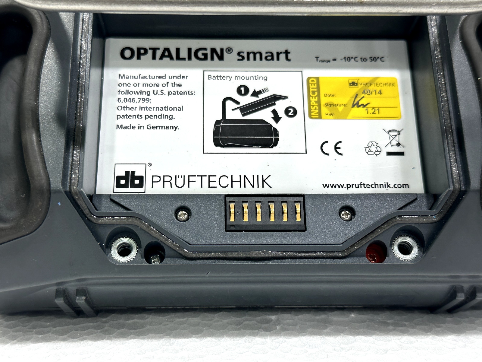 Pruftechnik Optalign Smart RS Laser Shaft Alignment Tool ALI 12.200